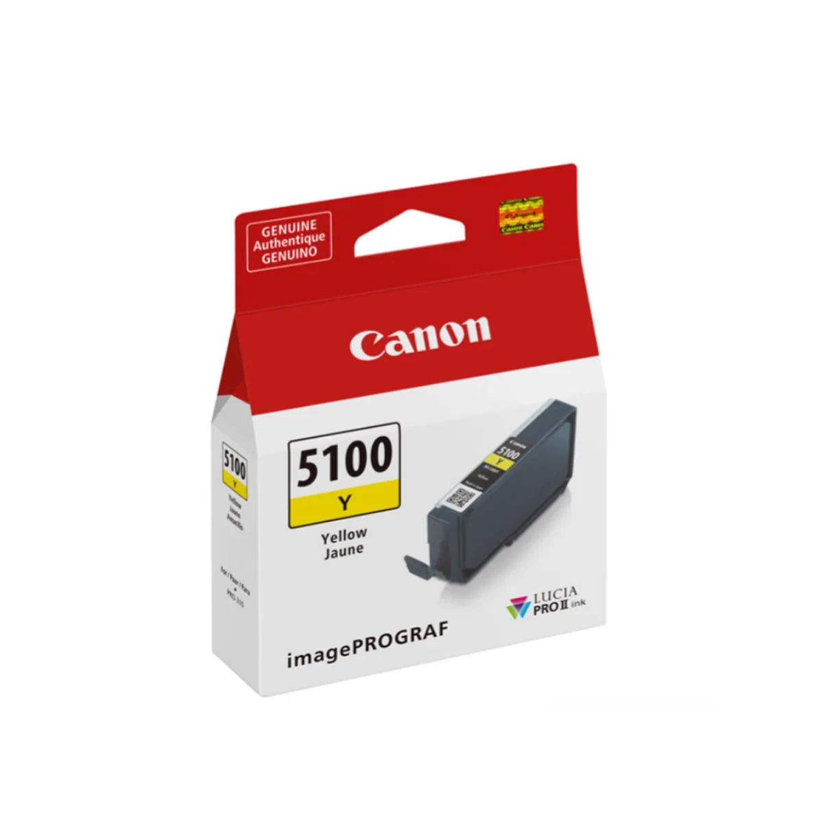 Canon Canon 6955C002 Lucia PRO II PFI-5100 14.4ml Yellow Ink Cartridge — product photo