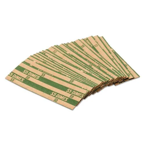 Coin-Tainer Coin-Tainer 30010 Flat Coin Wrappers Dimes 1000/BX — product photo