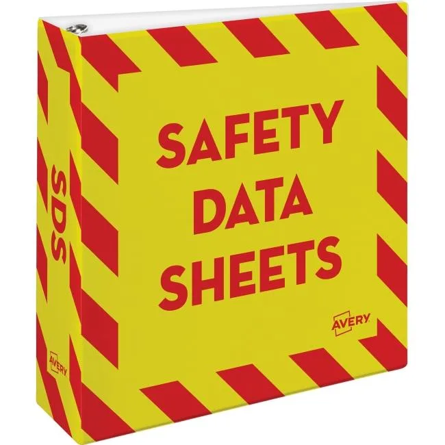 Avery Avery SDS Binder 3" 670 Sheet Red/Yellow — product photo