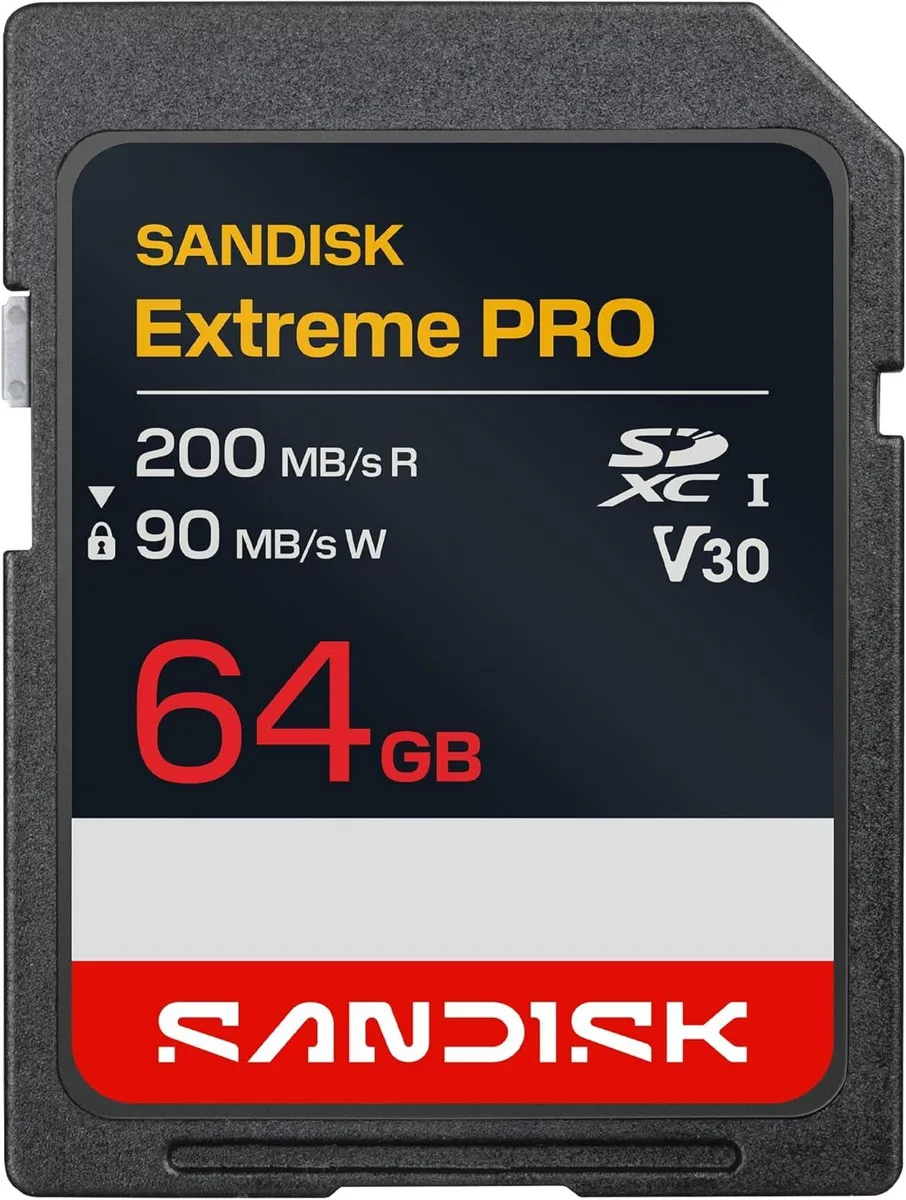 SanDisk SanDisk Extreme Pro 64GB SDXC UHS-I C10 U3 V30 Memory Card SDSDXXU-064G-GUCIN — product photo