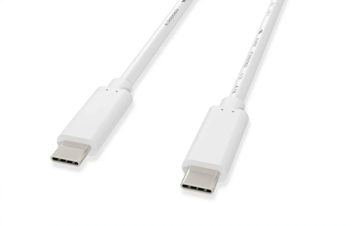 Nippon Labs Nippon Labs 30C-10UC-32CC1-1-WH USB 3.2 Gen 2x1 10G Type-C Male to Male Cable 1 m White — product photo