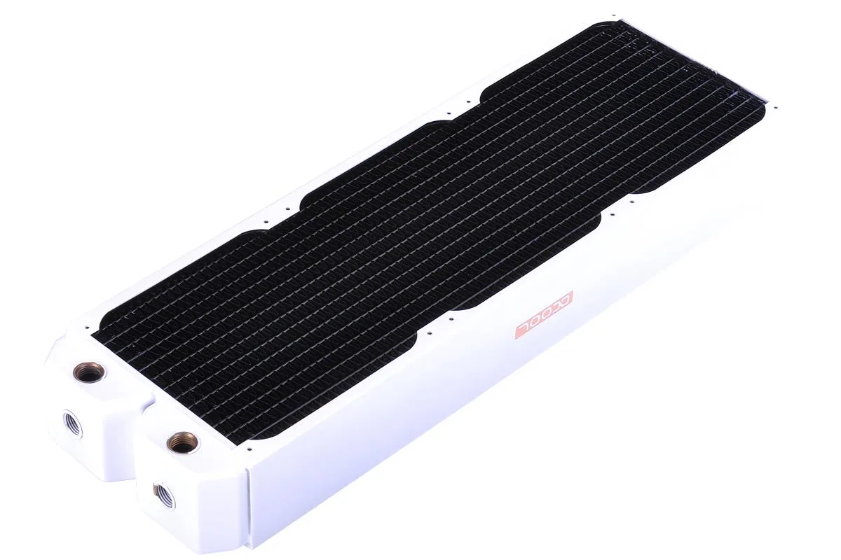 Alphacool Alphacool 14208 NexXxos UT60 Full Copper Radiator 420, 140mm x 3, White — product photo