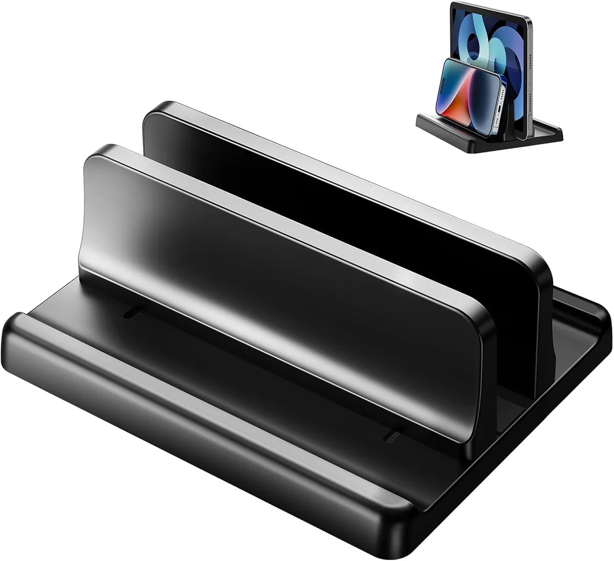 GCROWN GCROWN 3-in-1 Vertical Laptop Stand Adjustable .55-1.69 in laptop cooling pad — product photo