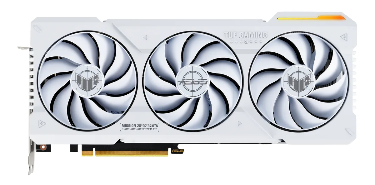 ASUS ASUS TUF-RTX4070TI-O12G-WHITE-GAMING graphics card — product photo