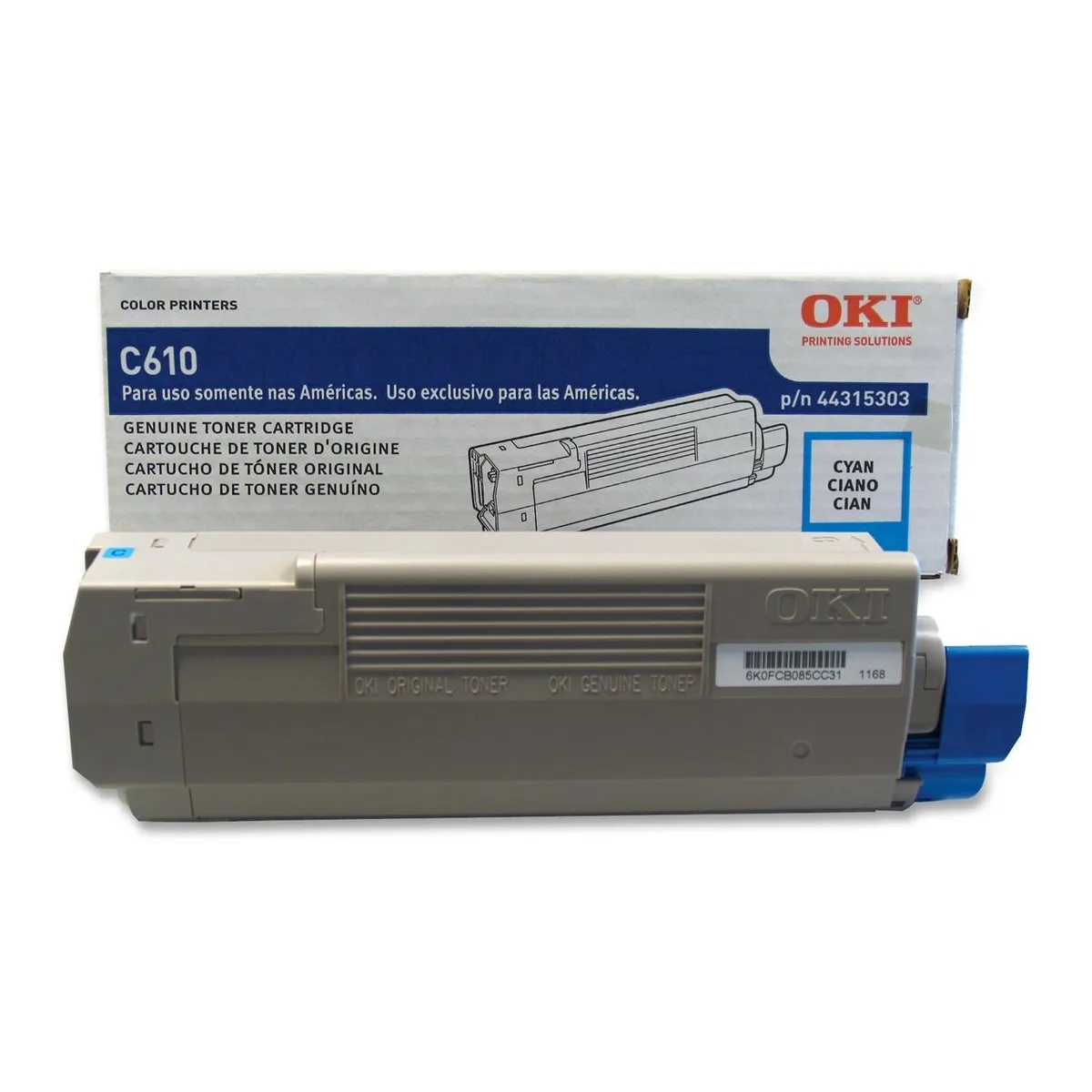 Oki Data Oki Data 44315303 Cyan Toner Cartridge (Genuine Brands) — product photo