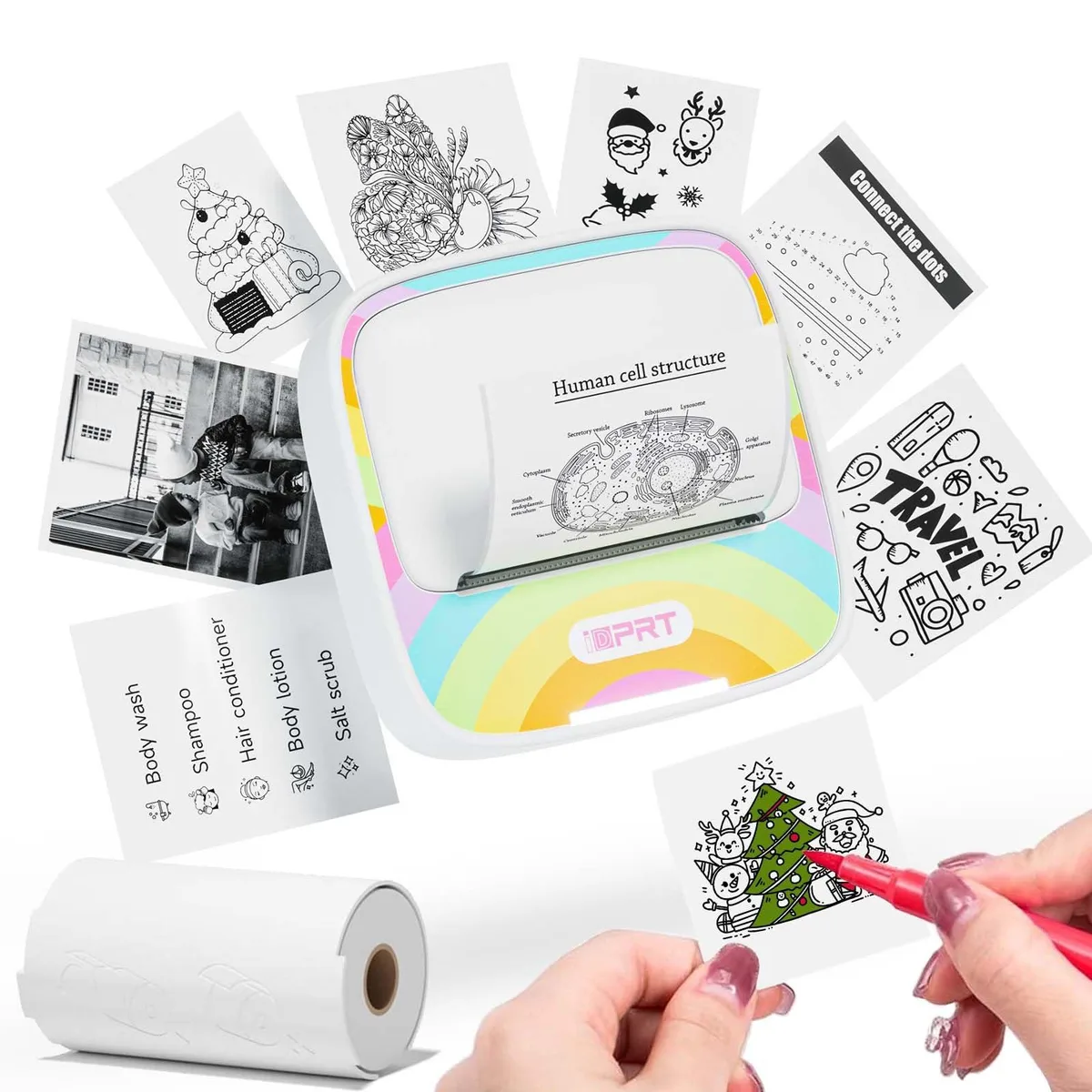 iDPRT MT610 Thermal Label Printer 203 DPI 10.5 x 1.6 x 2.2 in — product photo