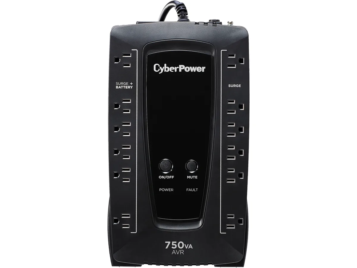 CyberPower CyberPower AVRG750U 750 VA 450 W 12 Outlets UPS — product photo