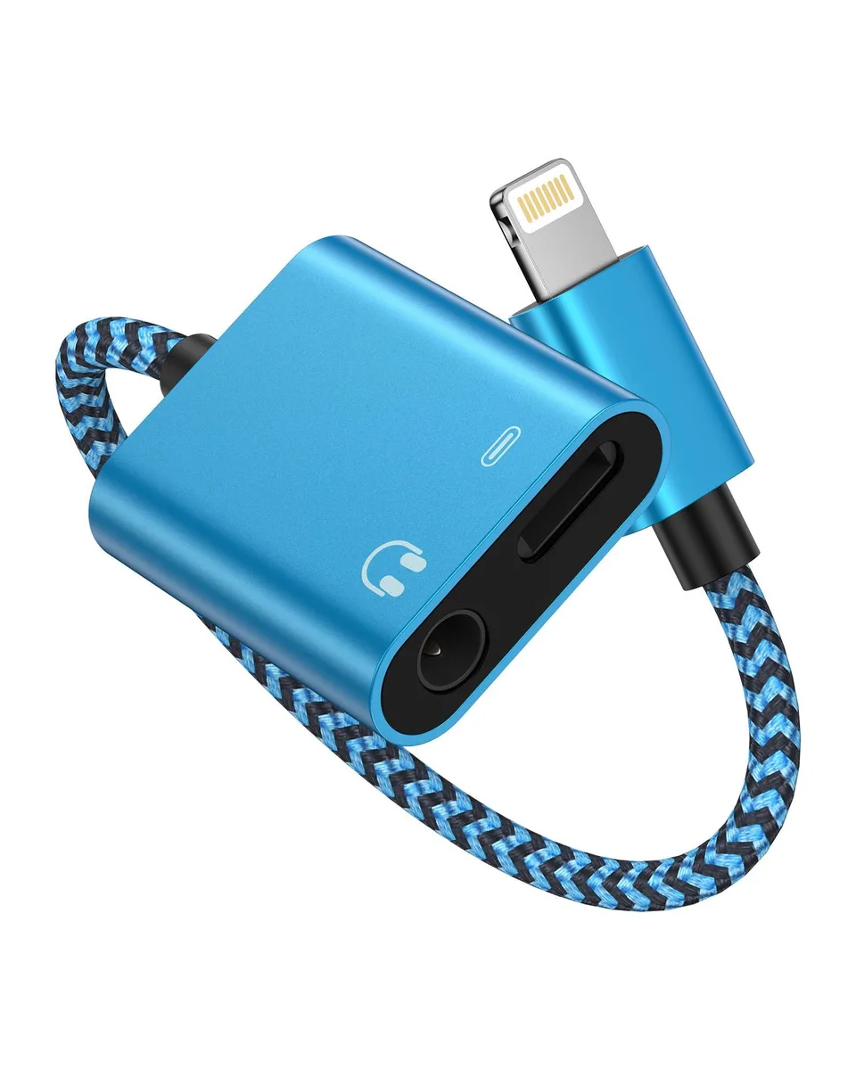  Vision Lightning to 3.5 mm Audio + Charge Splitter Black — product photo