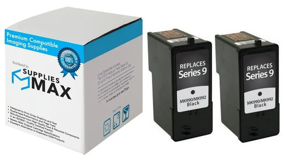 SuppliesMax SuppliesMax 2BK926N Black Inkjet Cartridge 2 Pack — product photo