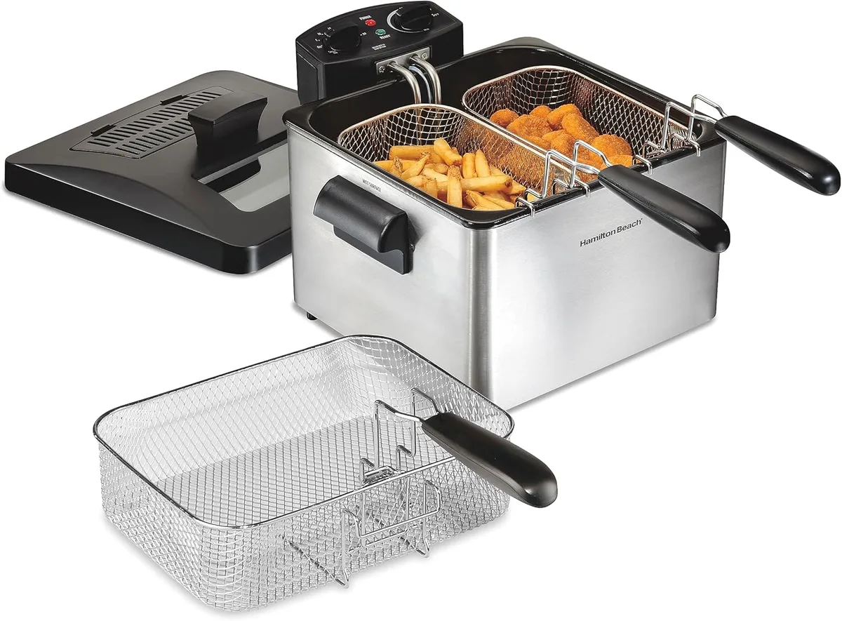 Hamilton Beach Hamilton Beach 35034G 4.5 L Deep Fryer 3 Baskets 1800 W — product photo