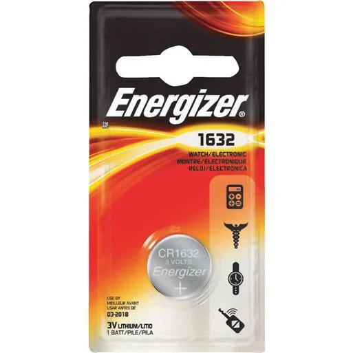 ENERGIZER ENERGIZER ECR1632BP 1632 3V 130 mAh dry cell battery — product photo