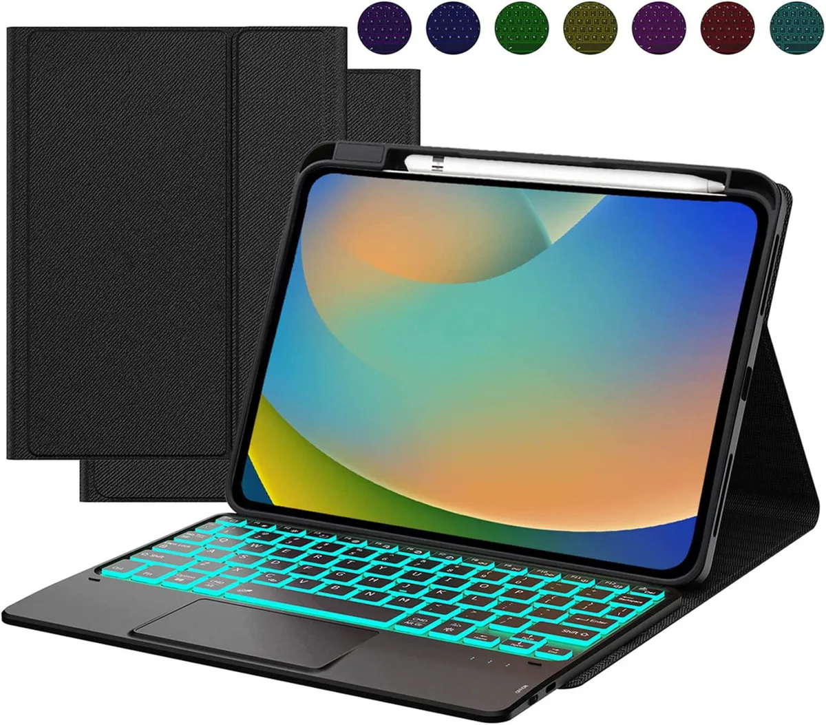 Werleo Werleo A2436 12.9 inch keyboard case with trackpad and backlight — product photo