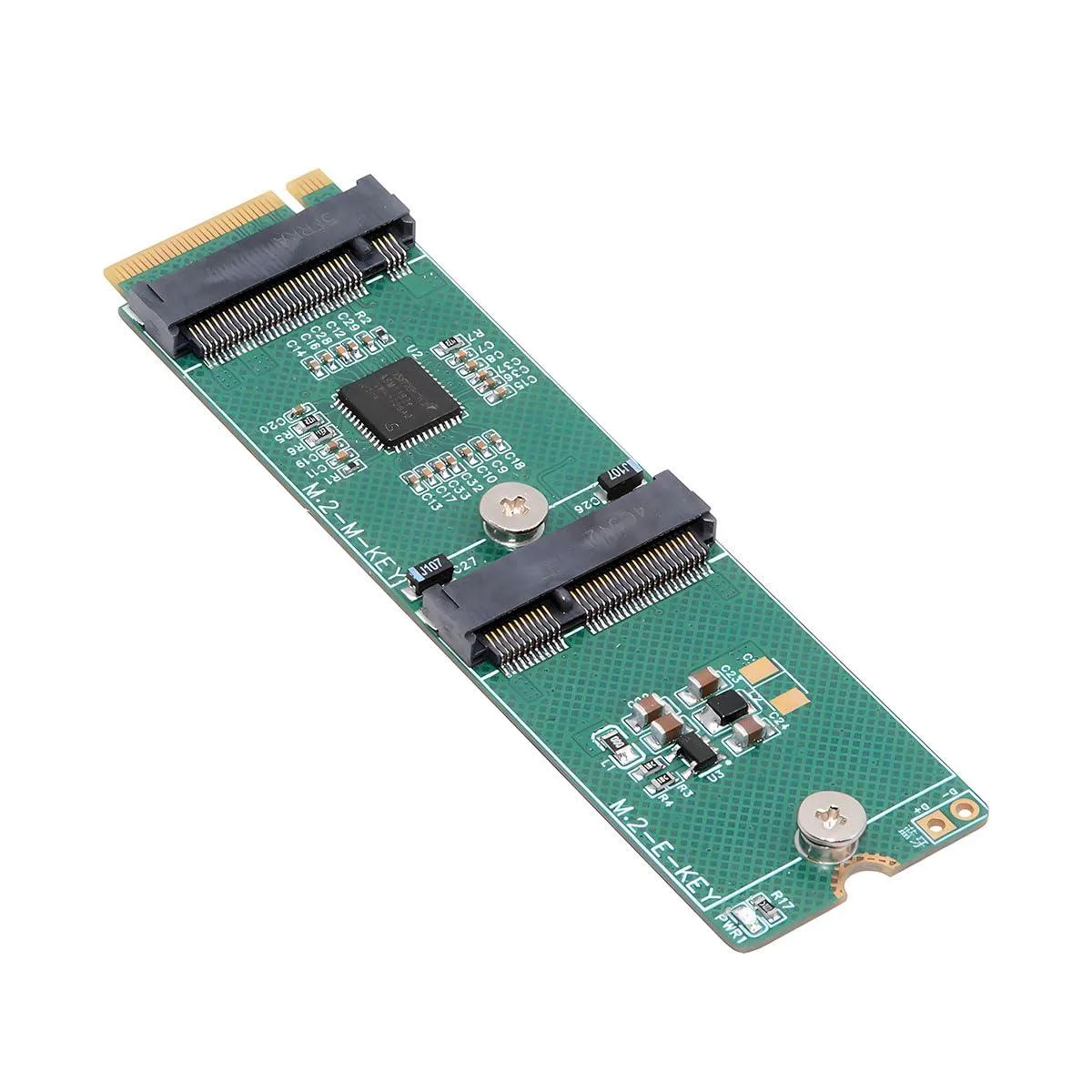 LORDWORLD LORDWORLD NGFF NVME Riser Card M-Key to E-Key WLAN &amp; Key-M SSD Adapter ASM1182e — product photo