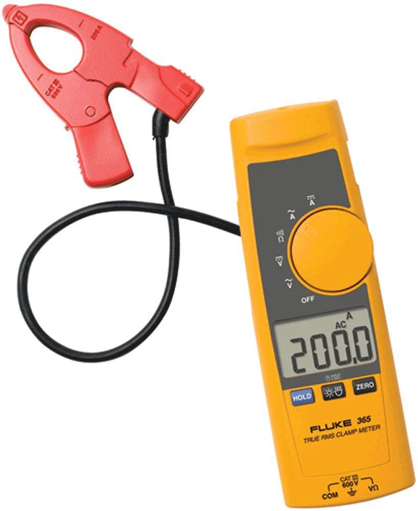Fluke Corporation Fluke 365 Detachable Jaw True-RMS AC/DC Clamp Meter measurement tool — product photo