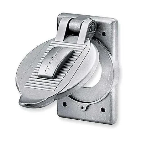 Hubbell Incorporated Hubbell Incorporated HBL7420 1-Gang Vertical Weatherproof Cover — product photo