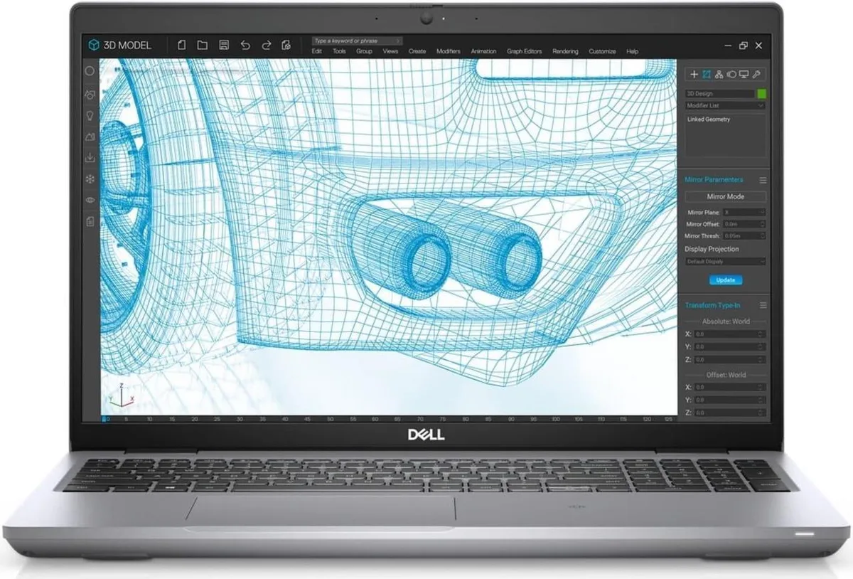 DELL DELL Precision 3561 2-in-1 Laptop 15.6" FHD i7-11800H 32GB 512GB T1200 — product photo