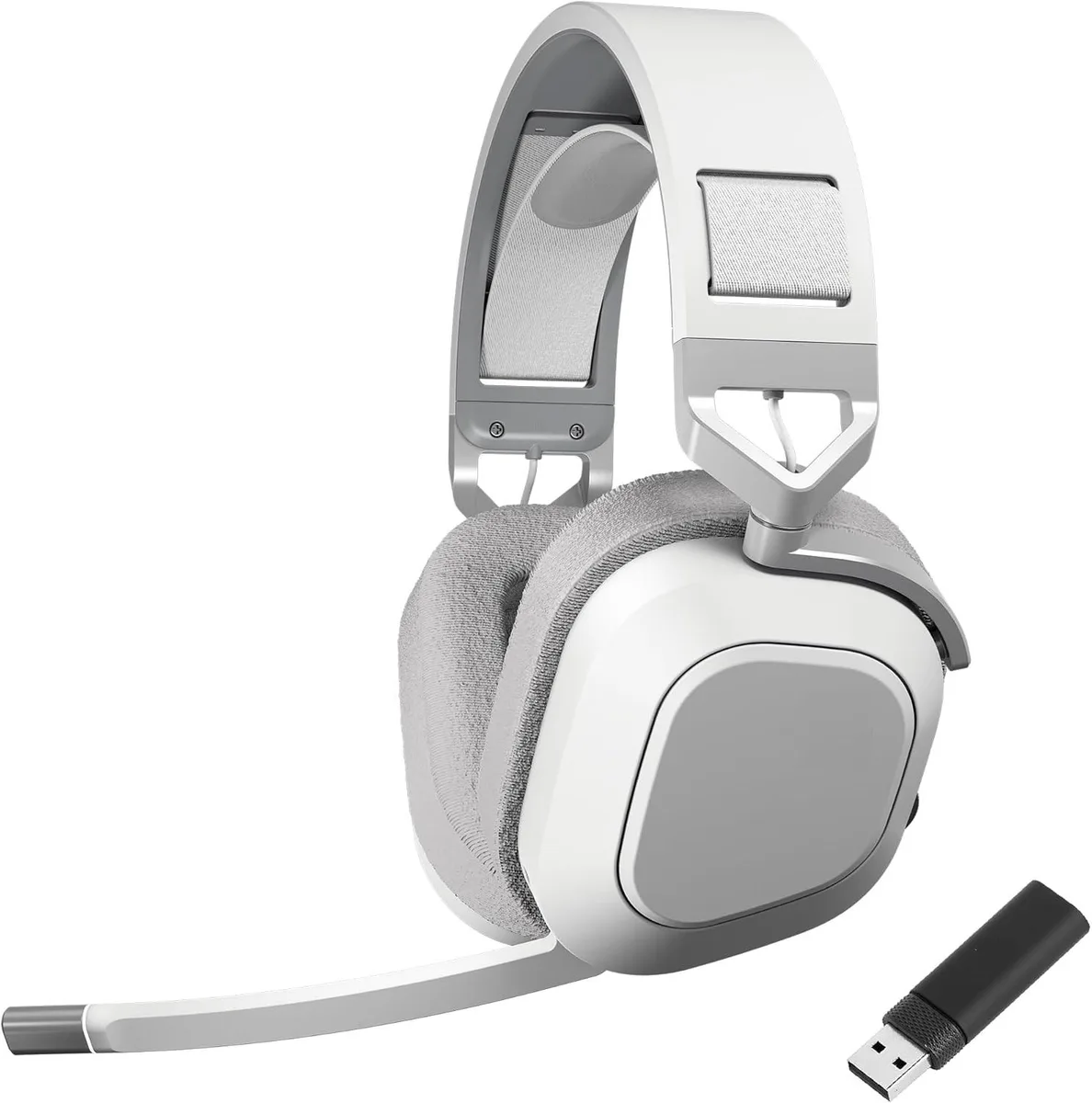 aibileec aibileec HS80 Max Wireless 2.4Ghz Gaming Headset White — product photo