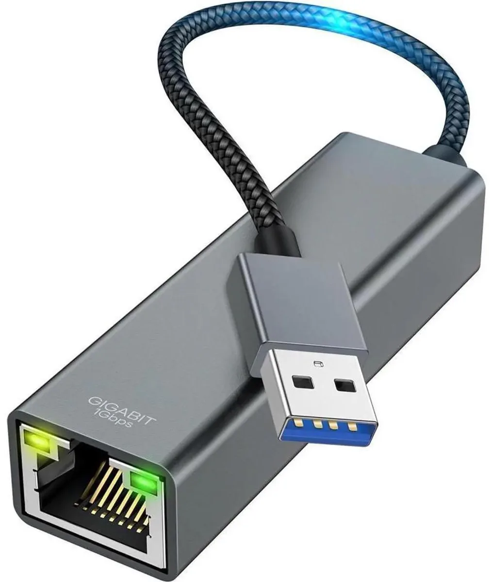 SMUGDESK SMUGDESK USB 3.0 to Gigabit Ethernet Adapter 10/100/1000 Mbps RJ45 network connector — product photo