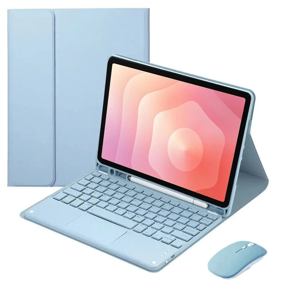 Timoom Timoom Detachable Keyboard Case Trackpad S Pen Holder Galaxy Tab S11 11 SM-X730 SM-X736B Misty Blue — product photo