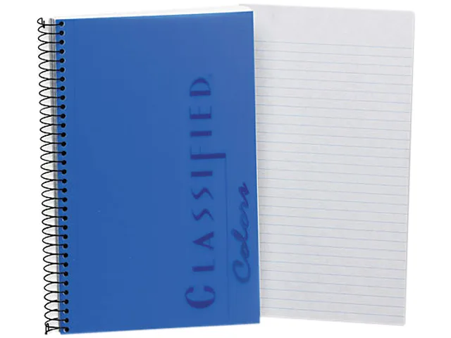 TOPS TOPS 73506 Notebook, White/Blue, Narrow Rule, 100 Sheets, 20 lb — product photo