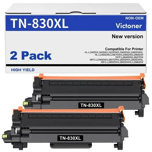 NShi NShi TN830XL toner cartridge 2-pack 3000 pages — product photo