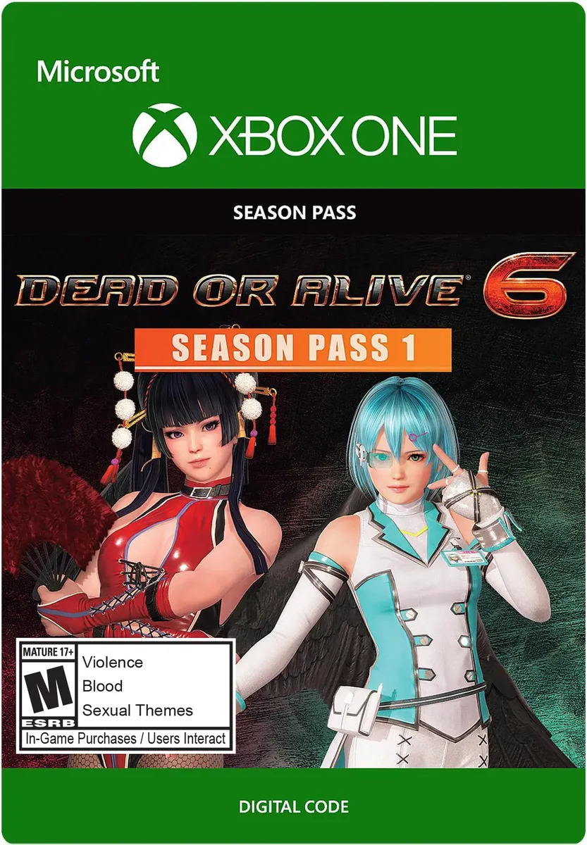 KOEI TECMO AMERICA CORP. KOEI TECMO AMERICA CORP. 7D4-00347 Dead or Alive 6 Season Pass downloadable game — product photo