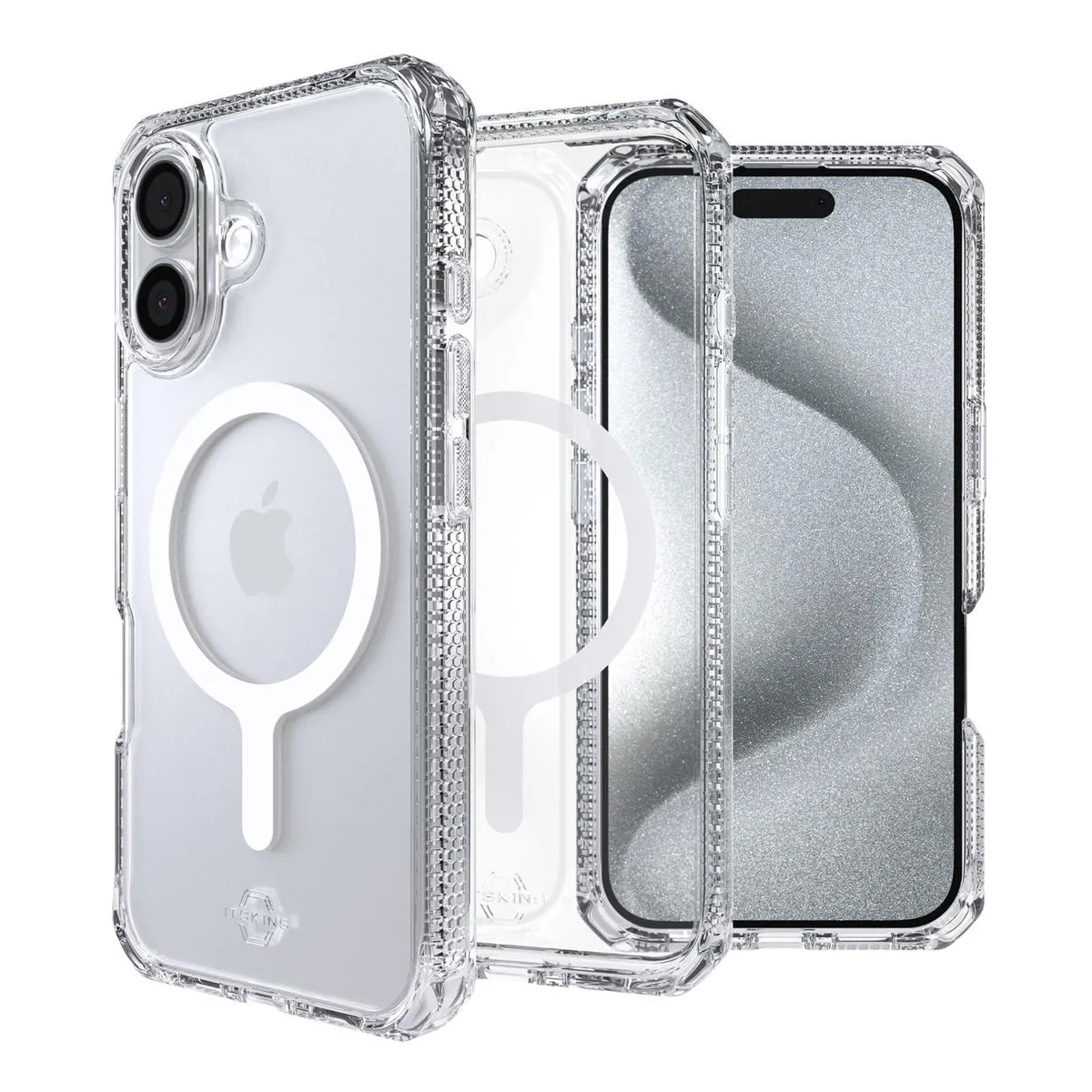ITSKINS ITSKINS Hybrid R Clear MagSafe Case for iPhone 16 Plus — product photo