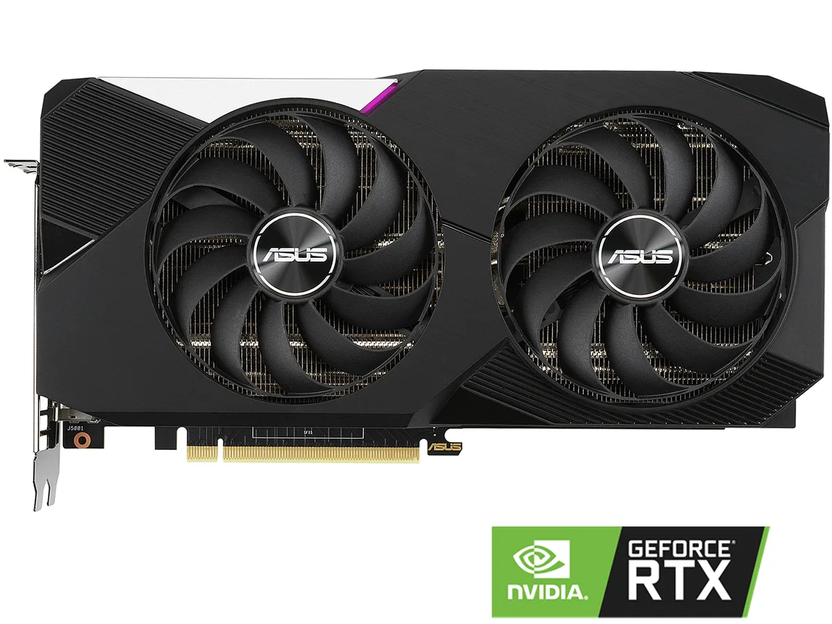 ASUS ASUS DUAL-RTX3070-O8G graphics card — product photo