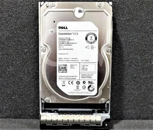 DELL DELL ST2000NM0023 2TB 7200 RPM 3.5" SAS internal hard drive — product photo