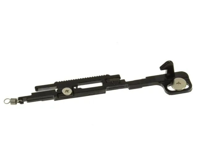 Dell Latitude E6540 LCD lid latch hook assembly with spring and screws