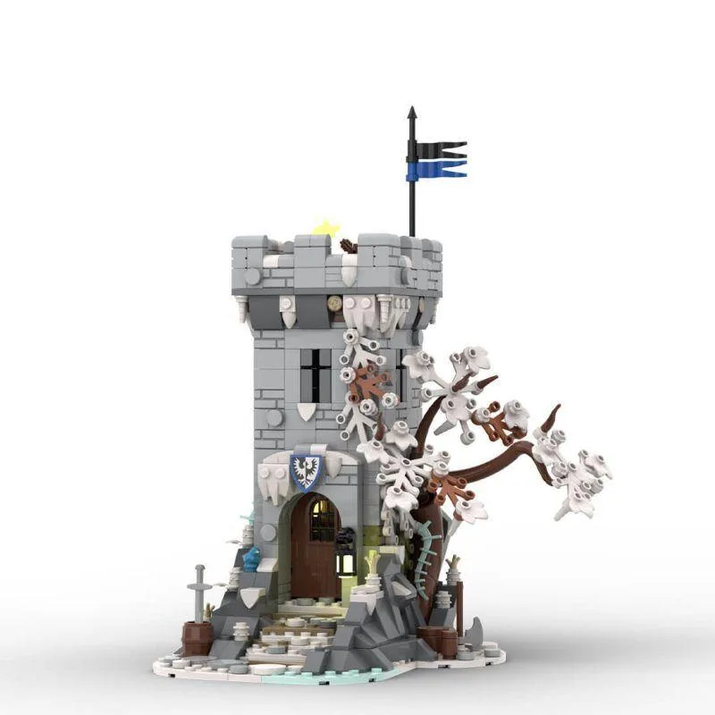 ZITIANYOUBUILD ZITIANYOUBUILD MOC-191292 Medieval Winter Watch Tower 700 Parts — product photo