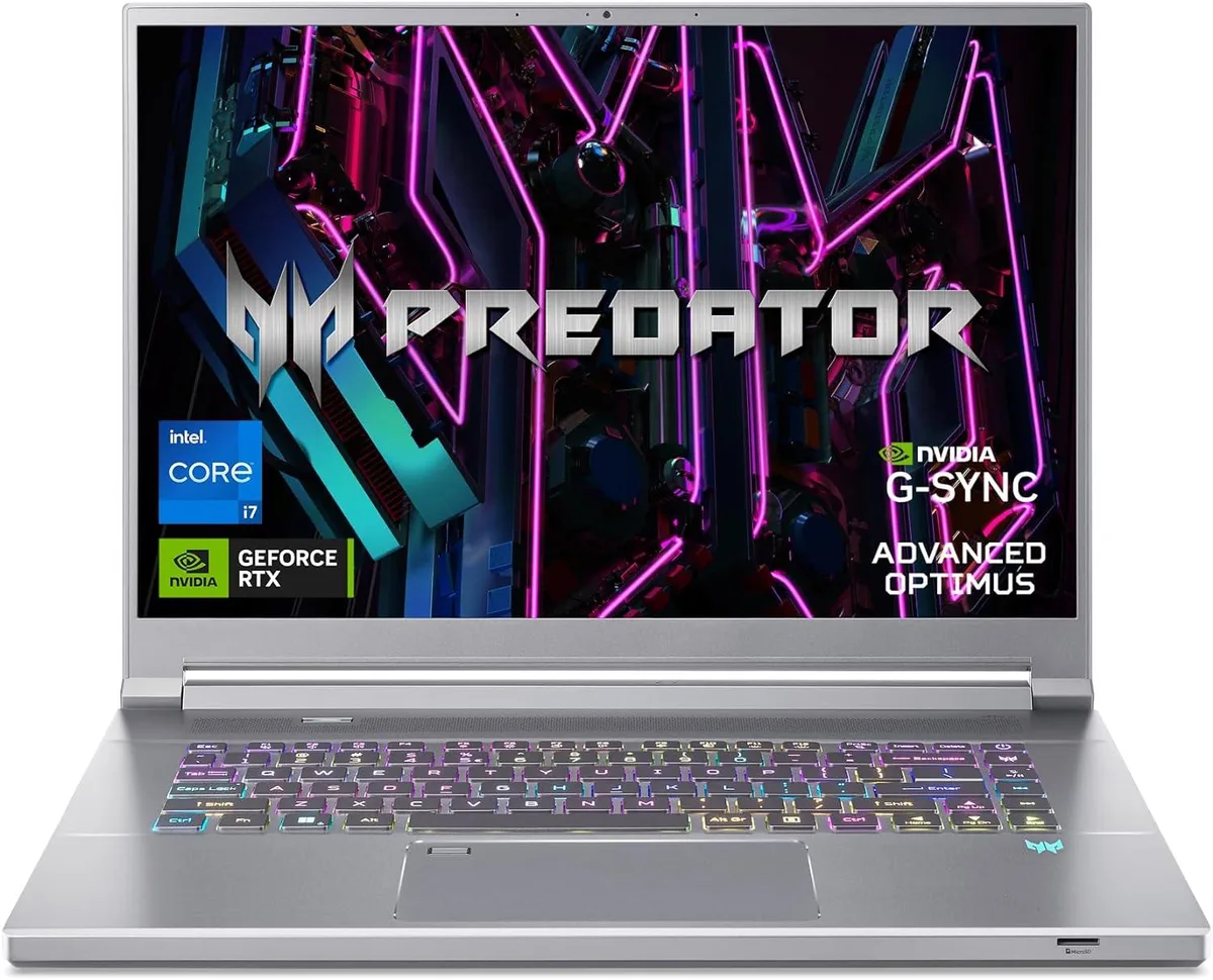Acer America Acer America Predator Triton 16 PT16-51-76XZ gaming laptop 16.0 13700H 4070 16GB 1TB 240Hz — product photo