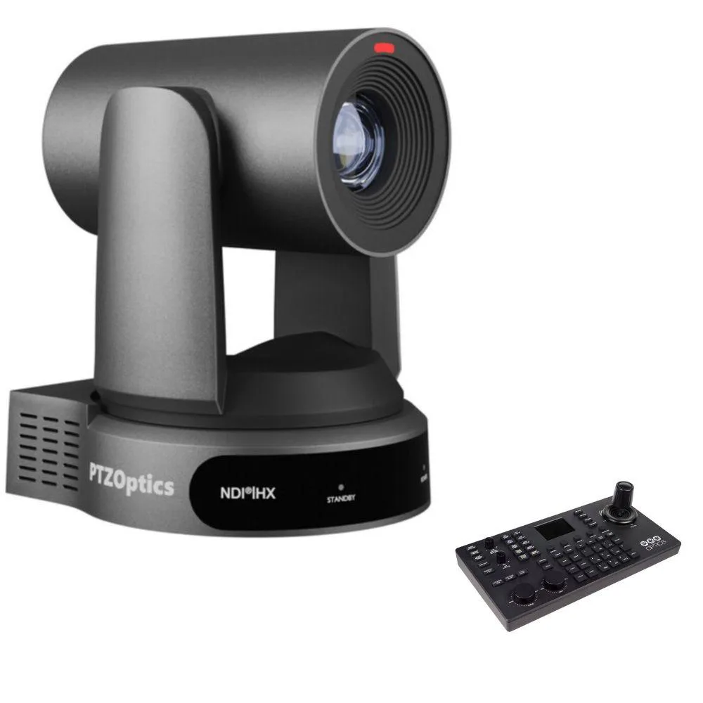 PTZOptics PTZOptics Move 4K 30x Zoom Camera + SuperJoy Controller — product photo