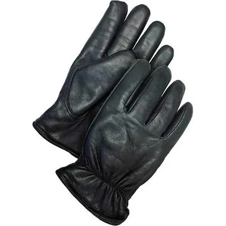 BDG BDG Leather Drivers Gloves Goatskin Palm Shirred Slip-On 10 in Thinsulate — product photo