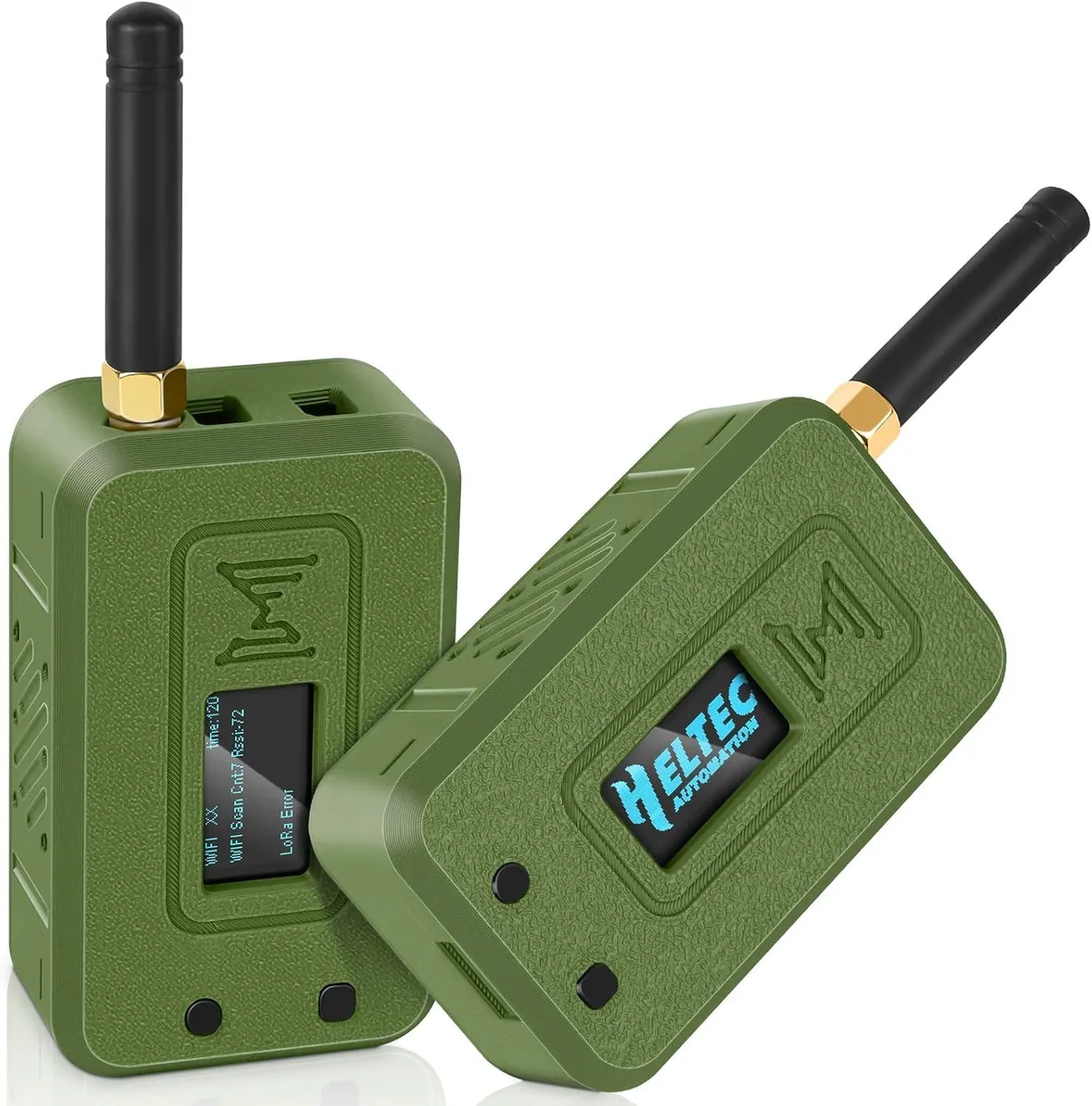 MCDODO MCDODO ESP32 LoRa V3 Development Board 915 MHz 3000mAh Battery Case 0.96 OLED Type C N35 Green — product photo