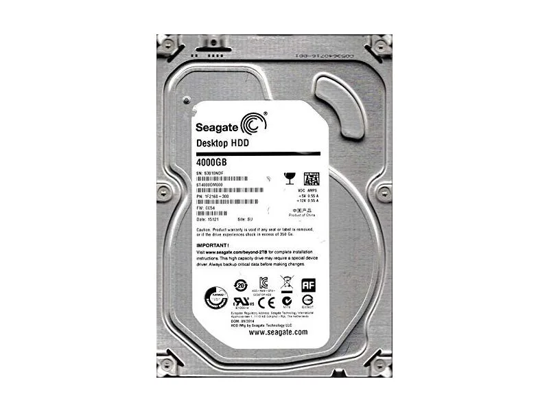 Seagate Seagate ST4000DM000 4TB Desktop Internal Hard Drive — product photo