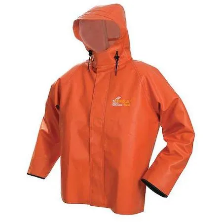 Viking Viking 8125J-XL Rain Jacket w/Hood 0.75mm PVC Orange XL personal protective equipment — product photo