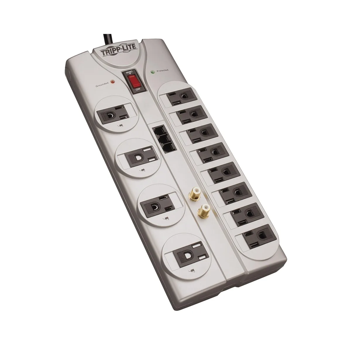 Tripp Lite Tripp Lite TLP1208TELTV 12-Outlet Surge Protector — product photo