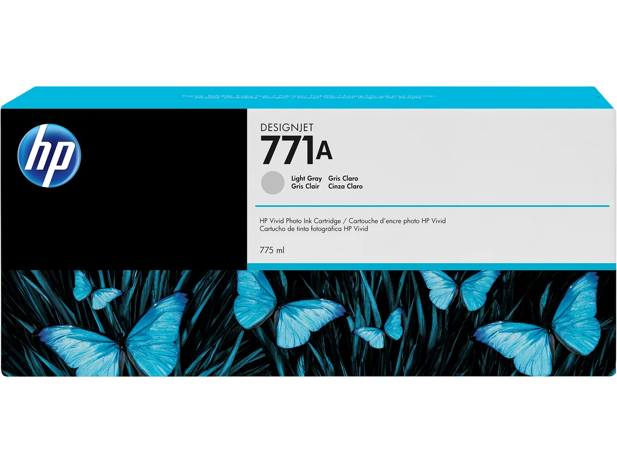 HP HP 771A B6Y22A Light Gray Ink Cartridge 775 ml — product photo