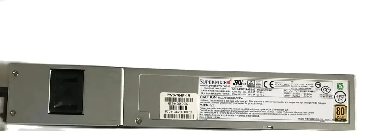 KHACHIMO KHACHIMO 500W Server Redundant Power Module PWS-504P-1R — product photo