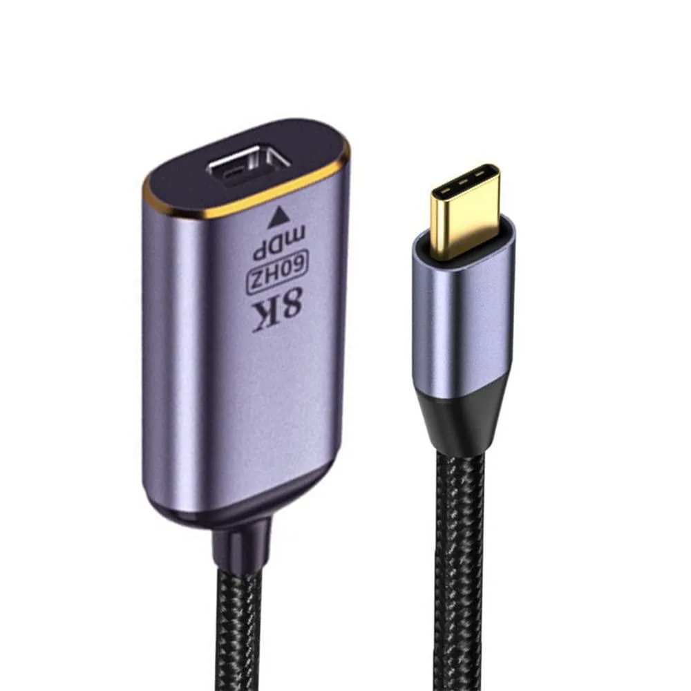 Fervit Fervit USB4 USB-C to Mini DisplayPort cable 8K 60Hz 4K 120Hz — product photo