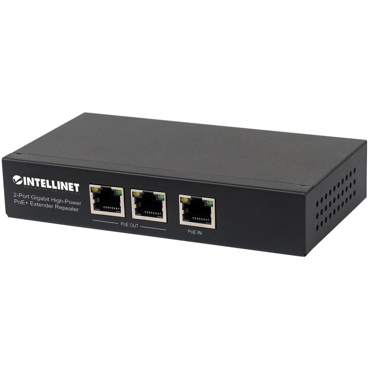 Intellinet Network Solutions Intellinet Network Solutions 561266 2-Port Gigabit PoE+ Extender Repeater — product photo