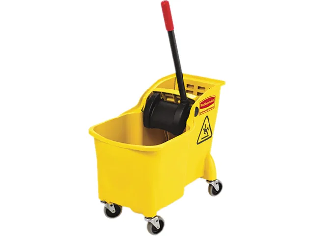 Rubbermaid Commercial Rubbermaid Commercial RCP 7380 YEL 31 qt mop bucket combo yellow — product photo