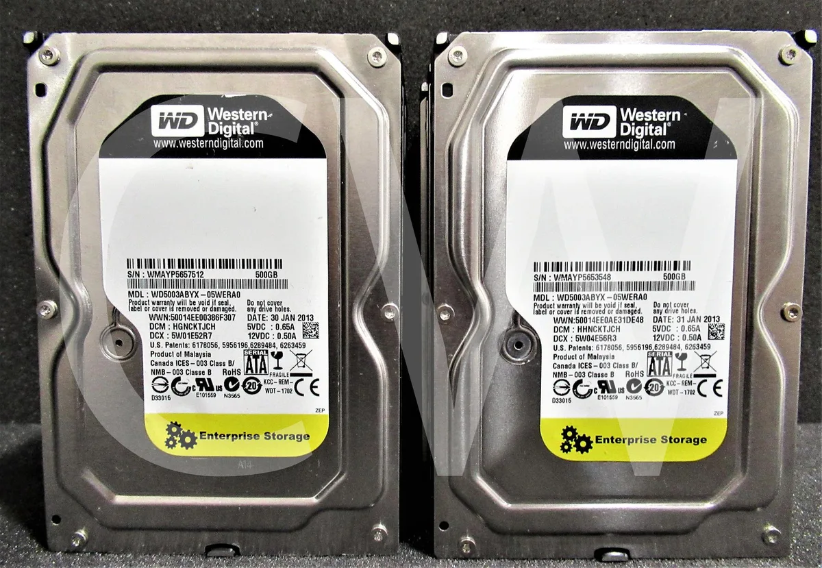 Western Digital Western Digital WD5003ABYX 500GB 7.2K RPM 3Gb/s 3.5" SATA internal hard drive — product photo
