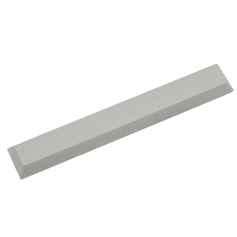 Light gray PBT spacebar keycap, DSA profile, 6.25u size