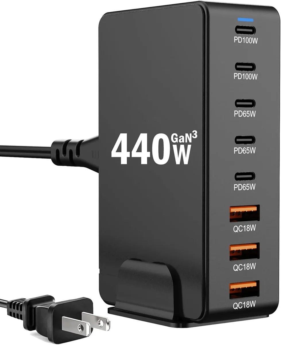Mydours Mydours 440W 8-Port USB-C Charging Station laptop battery — product photo