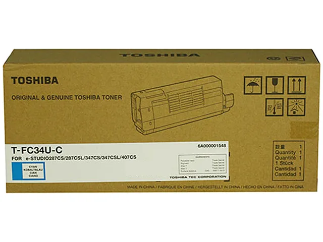 Toshiba Toshiba TFC34UC Cyan Toner Cartridge 11500 Pages — product photo