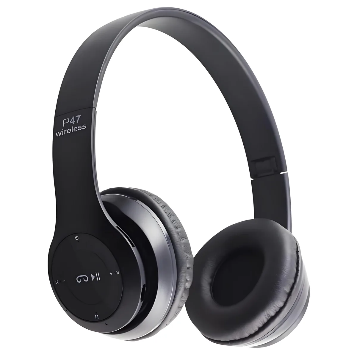  SOEWIOU BTPhone Over-Ear Headphones, Hybrid Noise Cancelling, Bluetooth, 32 ohm, Black — product photo
