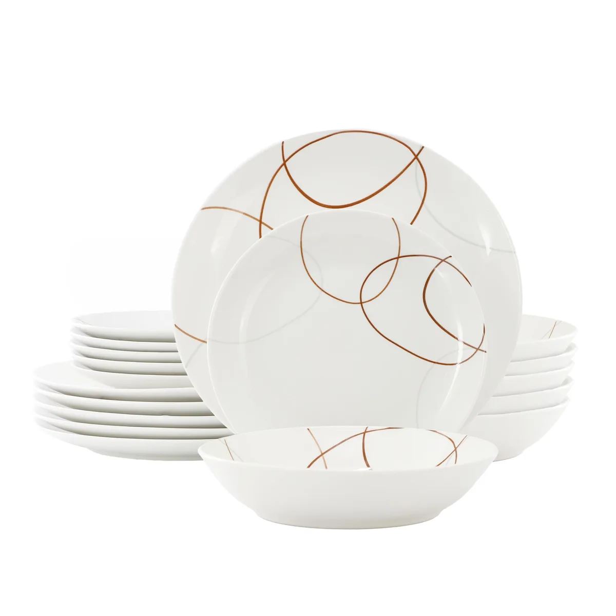 Elama Elama Sydney 18 Piece Porcelain Dinnerware Set — product photo