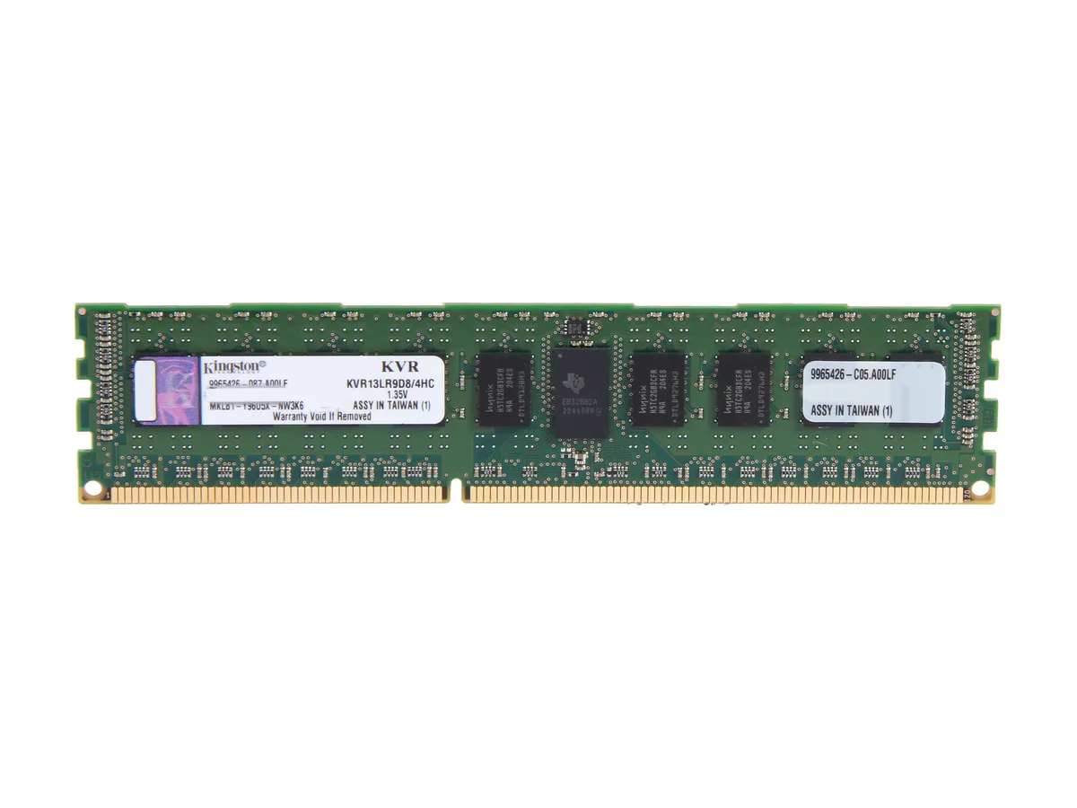 Kingston Technology Corp. Kingston Technology Corp. KVR13LR9D8/4HC 4GB DDR3 1333 ECC Registered Server RAM — product photo